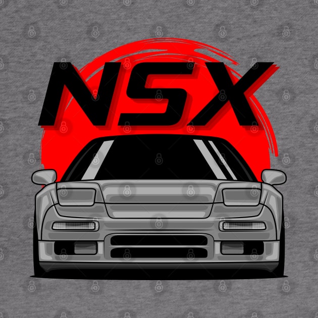 Silver NSX MK1 Front JDM by GoldenTuners